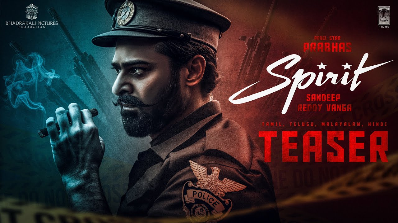 Spirit first look Prabhas Triptii Dimri