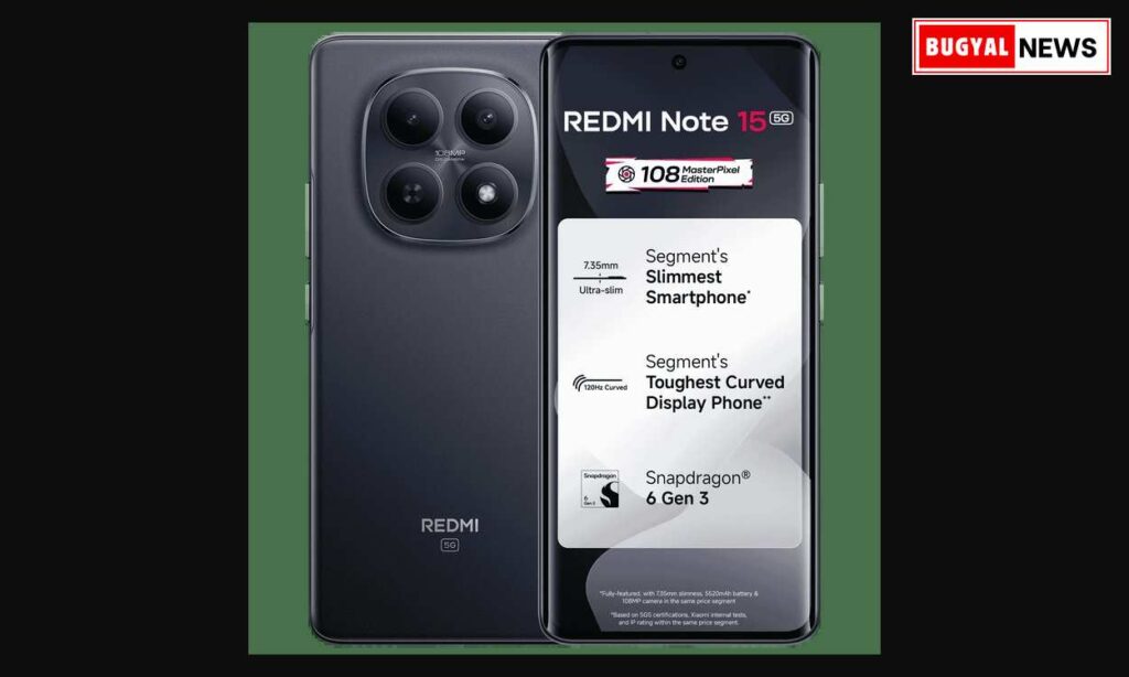 Redmi Note 15 5G launch India