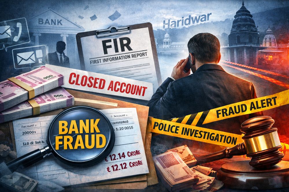 हरिद्वार बैंक फ्रॉड मामला