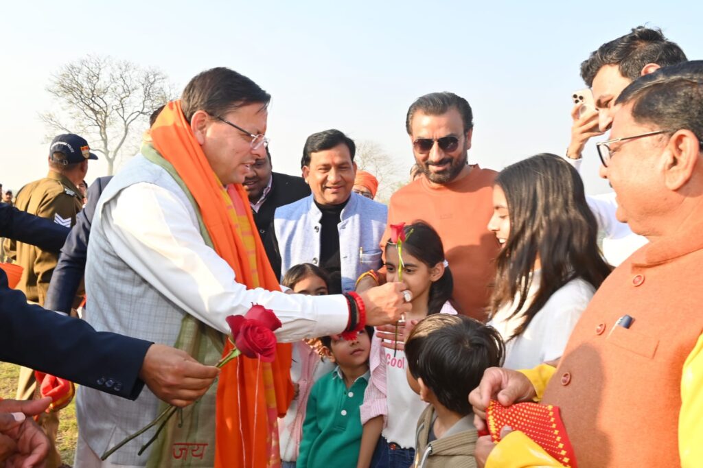 सीएम पुष्कर सिंह धामी हरिद्वार चौपाल