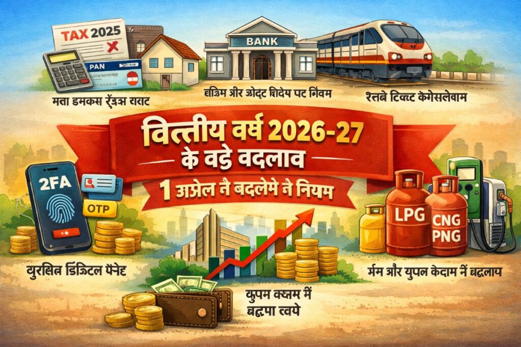 वित्तीय वर्ष 2026-27 के बदलाव