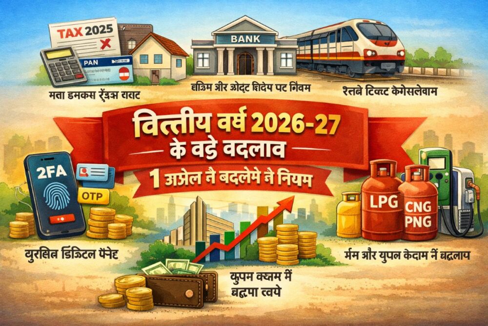 वित्तीय वर्ष 2026-27 के बदलाव