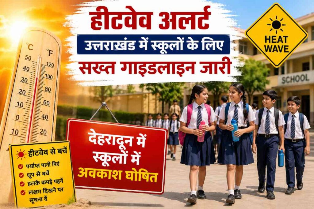 उत्तराखंड हीटवेव स्कूल गाइडलाइन