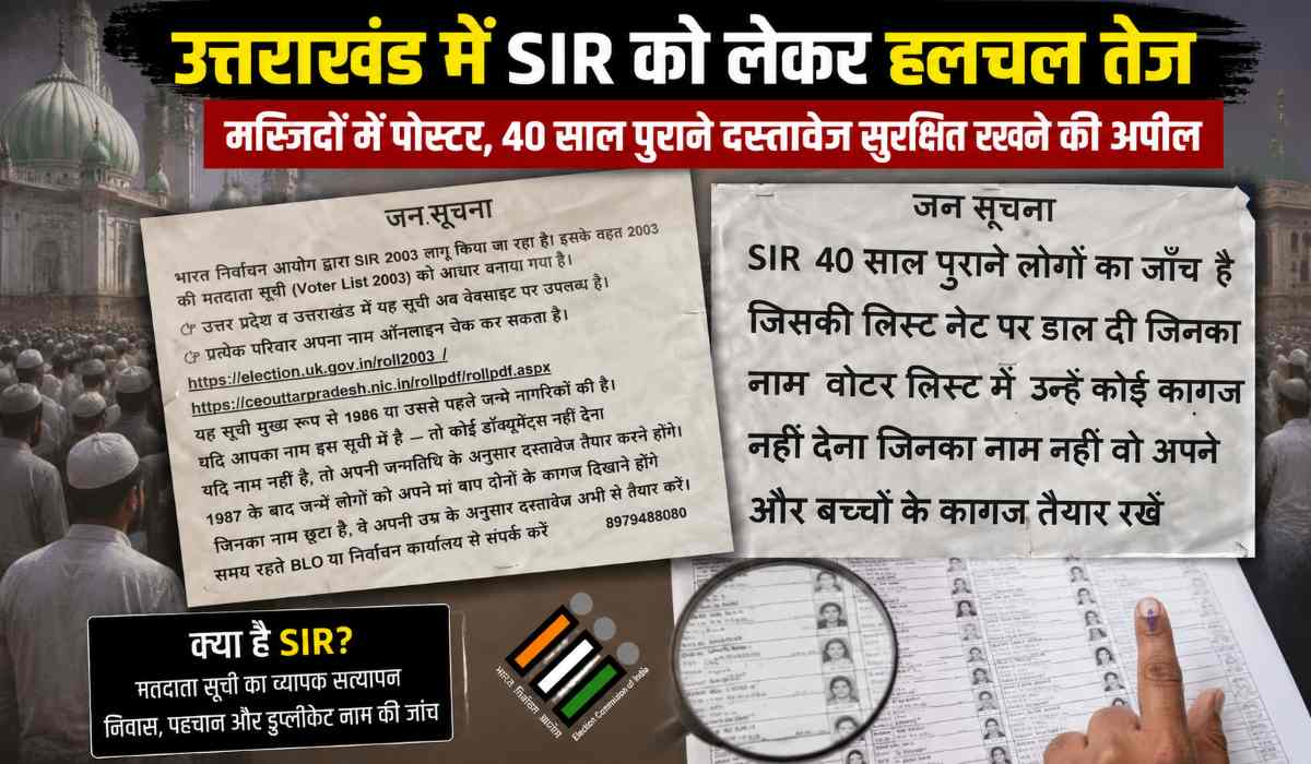 उत्तराखंड में SIR