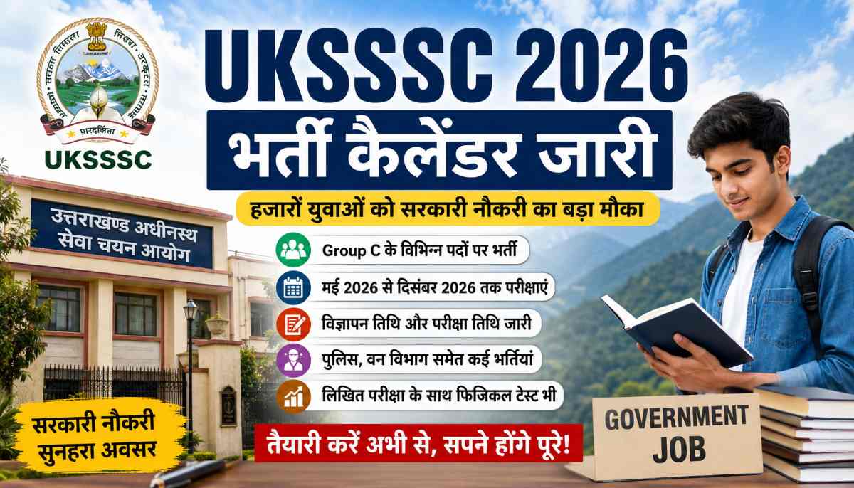 UKSSSC Recruitment 2026