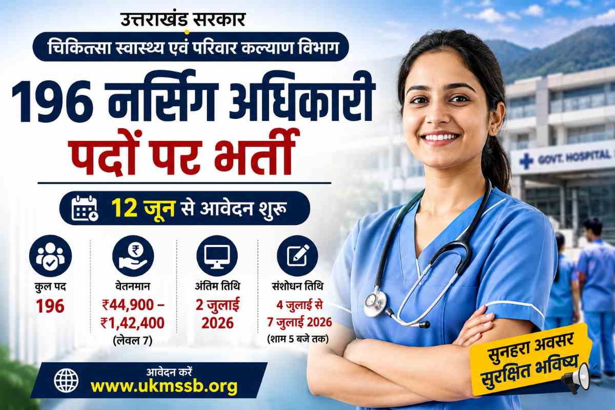 उत्तराखंड में सरकारी नौकरी