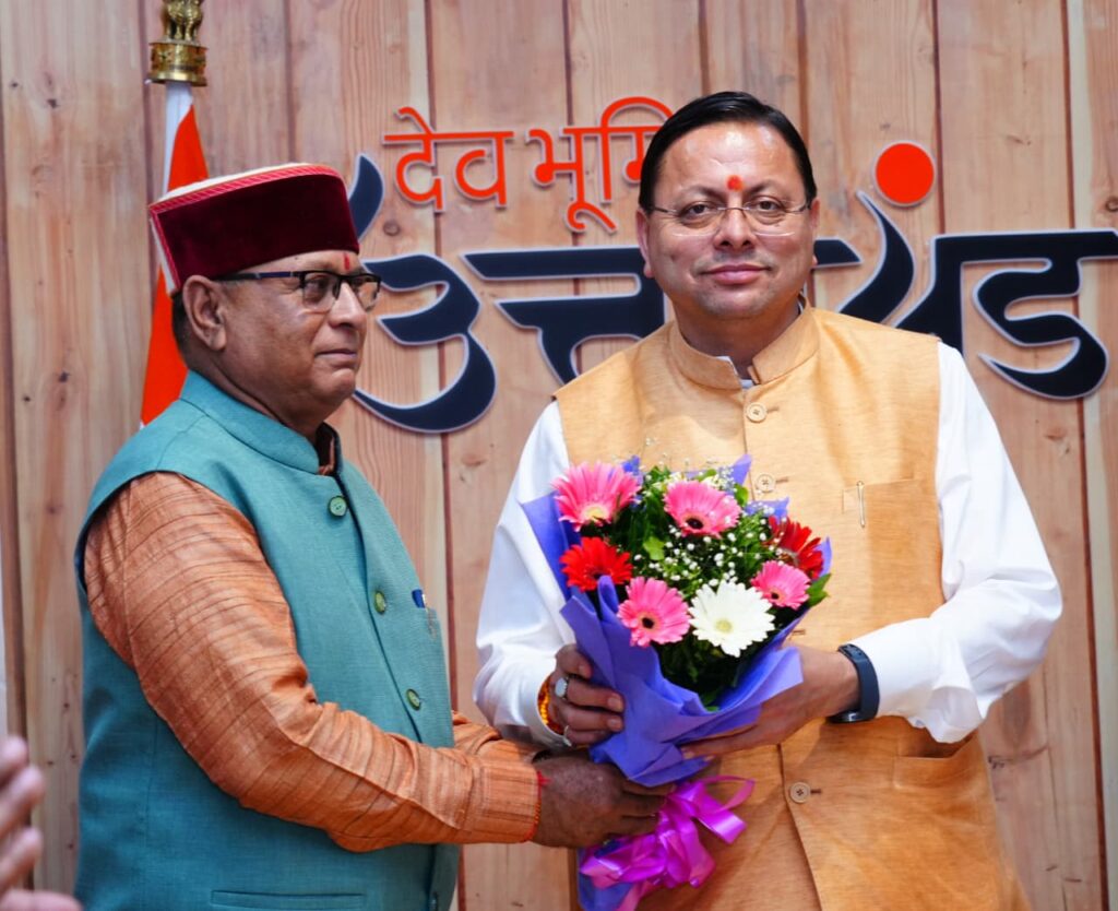 मुख्यमंत्री पुष्कर सिंह धामी