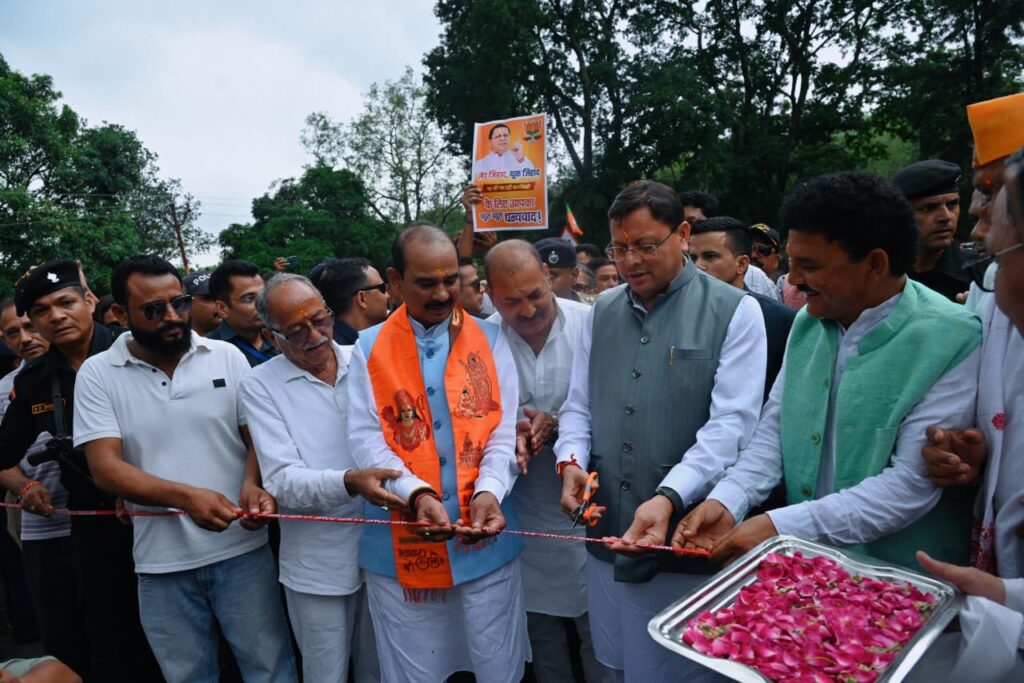 धनगढ़ी सेतु का लोकार्पण